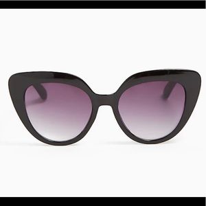 Torrid Black Cat Eyed Sunglasses